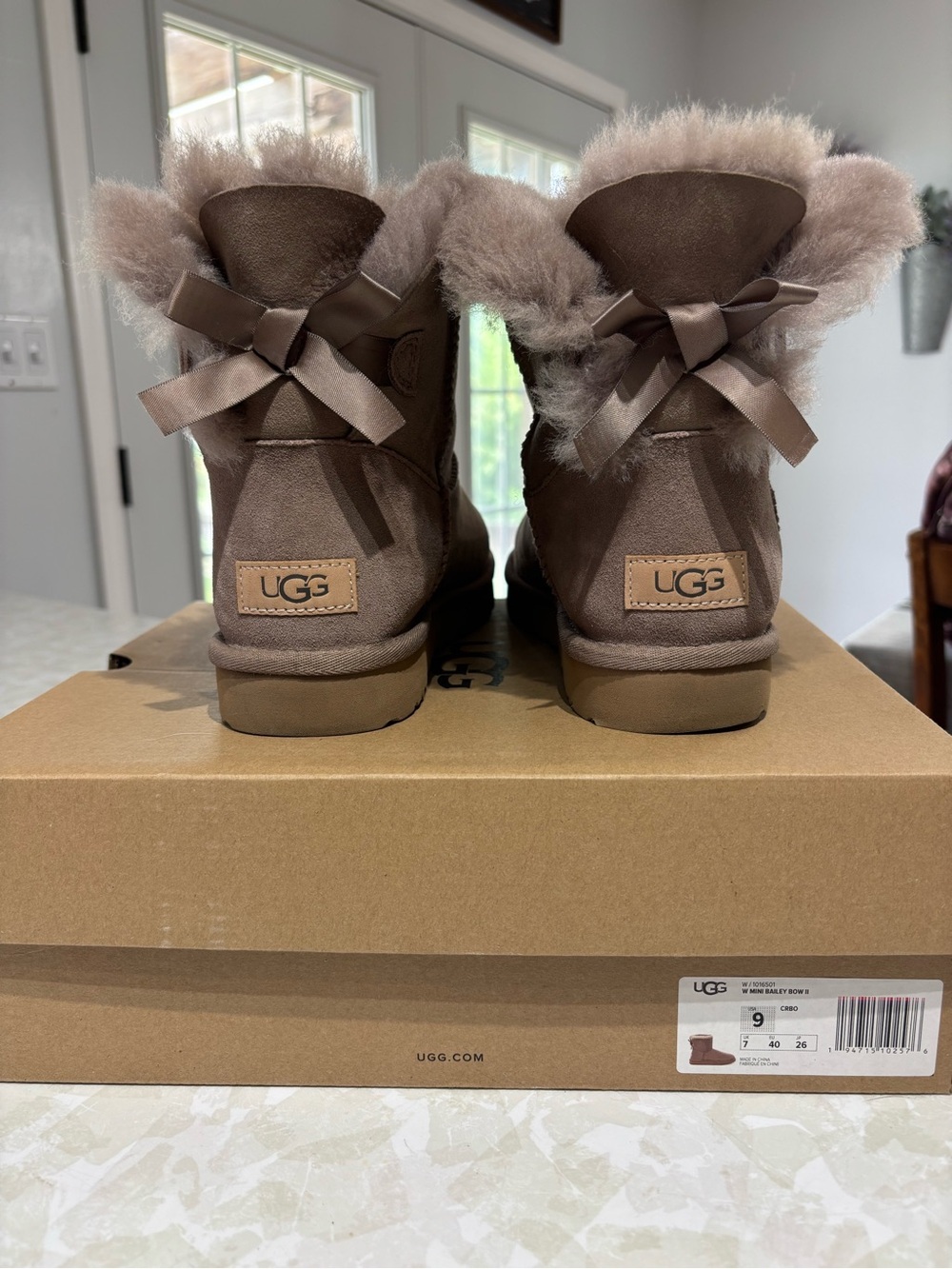 UGG Women’s Mini Bailey Bow II Boot - Caribou